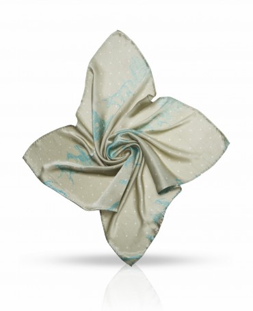 Шейный Платочек Женский SS.KV-SILK.ROUTE/YELL